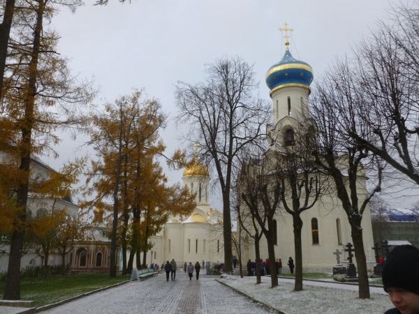 Blick auf einen Teil der Klosteranlage von Sergiev Possad